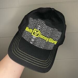 Walt Disney World Neon Retro Embroidered Adjustable Baseball Hat - Disney Parks